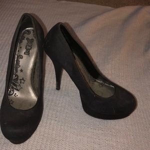 BRASH Black Platform Pumps